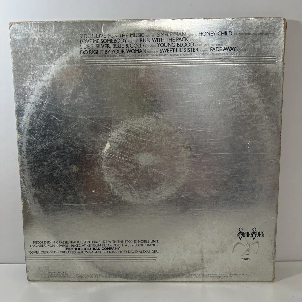 Bad Company – Run With The Pack Vinyl, LP‎ 1976 Swan Song – SS 8415 - Picture 2 of 13